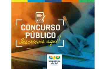 Laranjeiras - Inscrições para concurso público da Prefeitura começam na quinta-feira (18)
